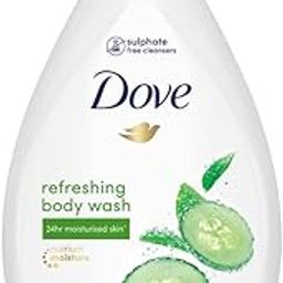 Dove Refreshing Body Wash, with Cucumber & Green Tea Scent, for Soft, 24hr Moisturised Skin, 800ml-35