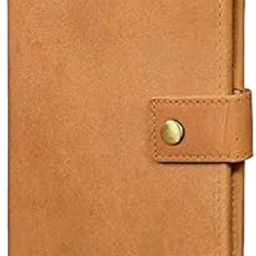 Genuine Leather Tan Credit Card Case||Passport Wallet||Money Clip||Passport Holder||Passport Cover||Travel Wallet for Men & Women-image-98