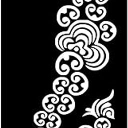Temporary Tattoowala Creative and Engaging Mehndi Design Stencil for Boys and Girls Learning Drawing-10