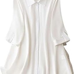 Women's Shirt Dress Knee Length Dress-image-72