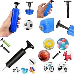 Portable Handheld Air Ball Pump Inflator| Mini Hand Air Pump for Inflatable Ball Air Needle| for Soccer, Basketball, Volleyball, Football, & for Balls| Manual Balloon Blower-(Pack of 1)-3