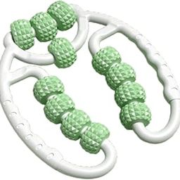 MERISHOPP® 12 Wheels Muscles Roller Massage Tool Leg Meridian Massager Arm Leg Massager Green|Health & Beauty | Massage | Massagers-image-49