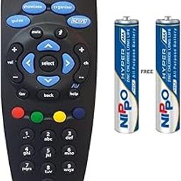 Tata Sky Remote Original Suitable for HD/SD Set Top Box (Come with 2 AAA Batteries)-19