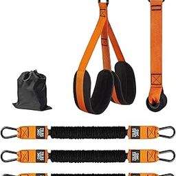 MERISHOPP®Pull up Assistance Bands with Feet Rest for Chin up Working Out Bodybuilding|Sporting Goods | Fitness, Running & Yoga | Fitness Equipment & Gear | Resistance Trainers-picture-26