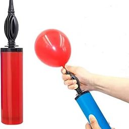 On Blow Pack of 2 (11.2 Inch Long) Balloon Hand Pump, Manual Pump for Balloons and Toys, Multicolored. Random Colors-image-95