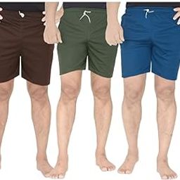 Men's Streachable Lycra Shorts, Pack of 3,-image-93