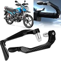 AUTO PEARL 7/8" 22mm Motorcycle Handlebar Brake Clutch Levers Protector Guard Compatible with Passion Pro TR (Black)-12