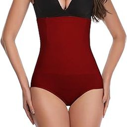 Women's Shapewear with Anti Rolling Side Bones|High Waist Tummy Control Panty|Cotton Based and Spandex for Best Compression-image-23