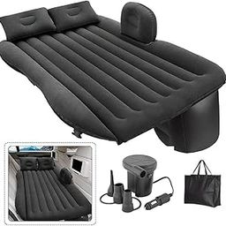 Multi-functional & Delux Inflatable Car Backseat Mattress with Pump & 2 Pillow- Ultimate Comfort for Travel, Camping & Rest, Sleeping Matters for Kids and Adult, Perfect for Long Drives Trip-17