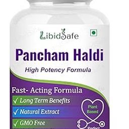 Pancham Haldi Capsules - Ayurvedic Health Blend for Improved health | 100% Pure Pancham Haldi Powder | Superior Absorption & Potency for Optimal Response-image-67