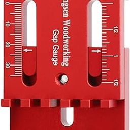 Woodworking Mini Gaps Gauge Aluminum Alloy Depth Measuring Sawtooth Ruler Professional Accessories-image-1