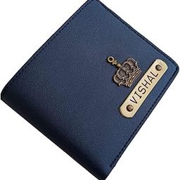 Customised Original Leather Wallet for Men with Name, Personalized Purse (Navy Blue) Unique Stylish Gift for Brother, Husband, Boyfriend, Birthday, Rakshabandhan, New Year, Valentine's Day-18