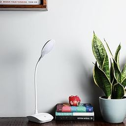 Lexton Sleek Design Rechargeable LED Study Table/Desk Lamp | 3 Color Light Modes with Mobile Holder | Long Battery Life for Study, Reading, Writing (Pack of 1, White Color)-image-32