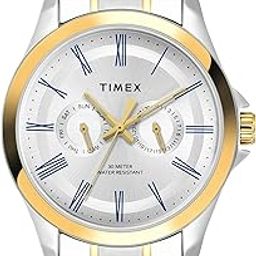 Men Stainless Steel Silver Round Analog Dial Watch- Tw000X134, Band Color-Multicolor-image-14