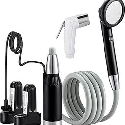 KEDSUM Portable Camp Shower, Camp Shower Head with Two Rechargeable Batteries, Portable Outdoor Shower for Camping, Hiking, Traveling-image-27