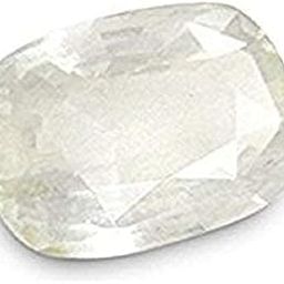 Amazing Safed Pukhraj Stone 24.25 Ratti 23.22 Carat Ceylon White Sapphire Gemstone Original Certified for Men & Women-image-54