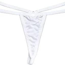 Women Strappy G-String Thong Underwear, Royal Blue, Minimal Coverage (in, Alpha, XL, Regular, Plus Size, White)-image-72