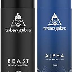 urbangabru Alpha & Beast Long-Lasting 150Ml X 2 Combo Fresh Deodorant Spray - For Men (300 Ml, Pack Of 2)-image-46