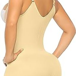 BUDWILL Tummy Control Women Body Shaper Waist Trainer Butt Lifter Thigh Slimmer Post Surgery Compression|Open Bust Body Shaper (Medium) Beige-image-72