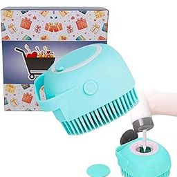 Prostuff.in® 1 Pcs Silicone Bath Body Brush with Built-In Soap Dispenser – Soft Bristle Scrubber with Handle for Deep Cleaning, Massage & Exfoliation (Multicolour)-image-94