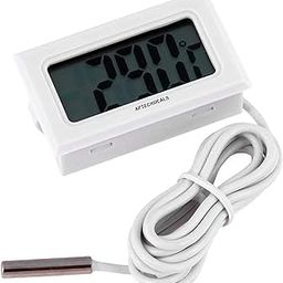 AptechDeals Mini LCD digital thermometer sensor wired for Room temperaure/fridges, Indoor Outdoor Portable Pocket LCD Electronic Temperature Meter Tester Instant Read Thermocouple-1