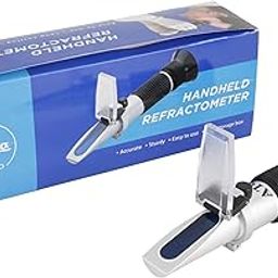 Genex Erma RHB-32ATC Illuminated Automatic Temperature Compensation 0-32% Brix Refractometer For Beer Wine Cnc Fruit-13