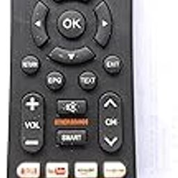 Harsh Enterprises Huayu Universal LCD LED TV Remote Control Suitable for All Types Huayu Models Smart Remote Control with Free Battery VU (Black)-image-27
