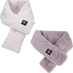 (Special 10 Years Warranty) Electric Heated Scarf with Rechargeable Power Bank, Soft, Lightweight, 3 Heat Settings for Men & Women Stay Warm Outdoors-image-50
