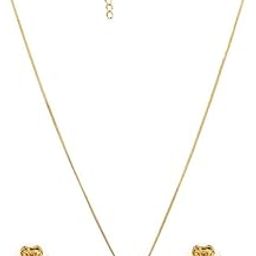 Glimora Necklace & Earrings Crystal Drop Detail for Elegant Ethnic Jewellery-image-8