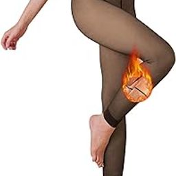 Ankle Length (26 to 34 Waist) Stretchable Fleece Women Warm Thick Fur Lined Fleece Winter Thermal Soft Legging Tights Stocking.-image-33