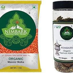NIMBARK Masoor Malka | Best Lentils | Protein-Rich | 1kg + Kashmiri Kahwa Tea - 100g | Traditional Herbal Blend for Relaxation-17