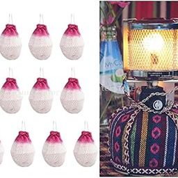 MERISHOPP 10pcs Fuel Lantern Mantles Kerosene Lamp Mantle Camping Accessories 10cm| Sports Equipment | Outdoor Sports Gear | Exercise Gear-image-8