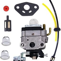 FitBest FitBest Carburetor with Fuel Line Kit for Troy-Bilt TB146EC TB590BC TB26TB TB475SS TB575SS TB525CS Gas Trimmer Carb-image-55