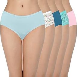 Assorted Cotton Low Rise Hipster Panty Pack(Pack of 5)-6