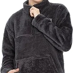 matelco Women Woollen Sherpa Fur Zipper Sweatshirt-picture-48