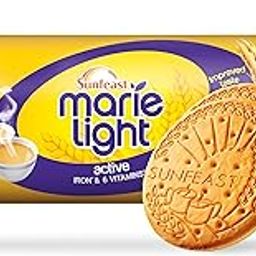 Sunfeast Marie Light Active, Marie Biscuits with Iron and 6 Vitamins, Tea-Time Biscuits Family Pack, 186g-image-31