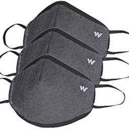 Wildcraft Reuseable Fabric Respirator Mask (Grey, Without Valve, Pack of 3) for Unisex-picture-29