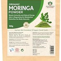 Maharishi Ayurveda Organic Moringa Powder - 100g Pack of 1 Certified Organic Moringa Churna from Pure Moringa Leaves for Skin & Hair Health, Detoxification and Natural Source of Protein-image-52