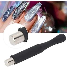 Cat eye magnetic Stick 3D Cat Eye and 9D cat eye Effect Magnet for UV Painting Gel Nail Polish UV Lamp for Gel Varnish Nail Art Tool Black Silicone Sleeve Cylindrical Magnet-image-48