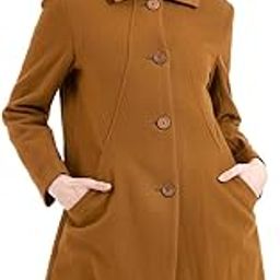 women's Single Breasted Camel wool coat-picture-15