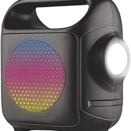 WRENS 15 Watt Wireless Bluetooth Speaker with 1800 Mah Battery & 8 Hrs Battery Backup, Deep Bass with Rechargeable Battery, FM Radio, USB Port, TF/SD Card (Black)-image-104