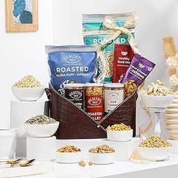 IGP Ultimate Indulgence Fathers Day Healthy Hamper | Wholesome Snack Basket For Dad | Guilt-Free Gourmet Treats | Reusable Faux Leather Gift Box | Nutritious Crunchy Delights-image-4
