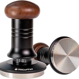 MiiCoffee Espresso Tamper 58.5mm, Level Coffee Tamper with Spring Loaded, Hand Tamper for 58mm Portafilter Adjustable Depth Stainless Steel Flat Base-image-41