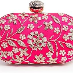 Nysa Mini Bag Clutch Purses Luxury Evening Handbags with Embroidered Handle-image-34