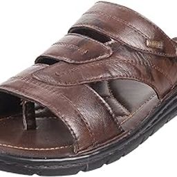 Men's Casual Comfy Faux Leather Stylish Slider Sandals-22