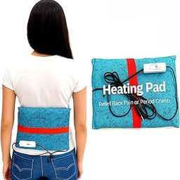 2 in 1 Orthopaedic Electric Heating Pad for Back Pain Period Cramps Relief Heating Belt with Temperature Controller for Lower Back, Knee, Shoulder, Cramps, and Neck Pain Relief-image-75