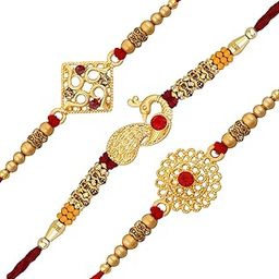 Rakshbandhan Rakhi | Rakhi For Brother, Bhaiya, Bhai | Rakhi Combo | Rakshabandhan Gift Set| Rakhi Gift| Kundan Rakhi Combo Set| Rakhi Set for Brother-image-38