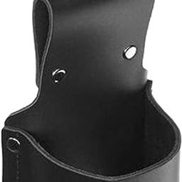 Waist Beer Belt Holster Beverage Can Holder Leather Wine Bottle Bag Black-image-37