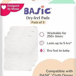 superbottoms Baby Basic Quick Dry Ultrathin Pads | New & Improved Insert | 4 Layer Cotton Padding, Lasts Up To 3Hrs | Trim Fitting | Foldable Pads For Freesize Cloth Diaper-Pack Of 3, 1 count-8