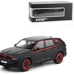 Invite Enterprise 1:24 B.M.W XM SUV Model Car Zinc Alloy Pull Back Toy Diecast Toy Cars with Openable Doors, Sound and Light for Kids Boy Girl Gift(Black-Color)-image-60